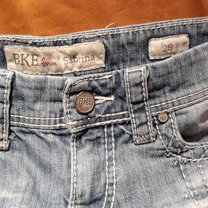 BKE Sabrina Jean Shorts Size 29 Buckle Denim